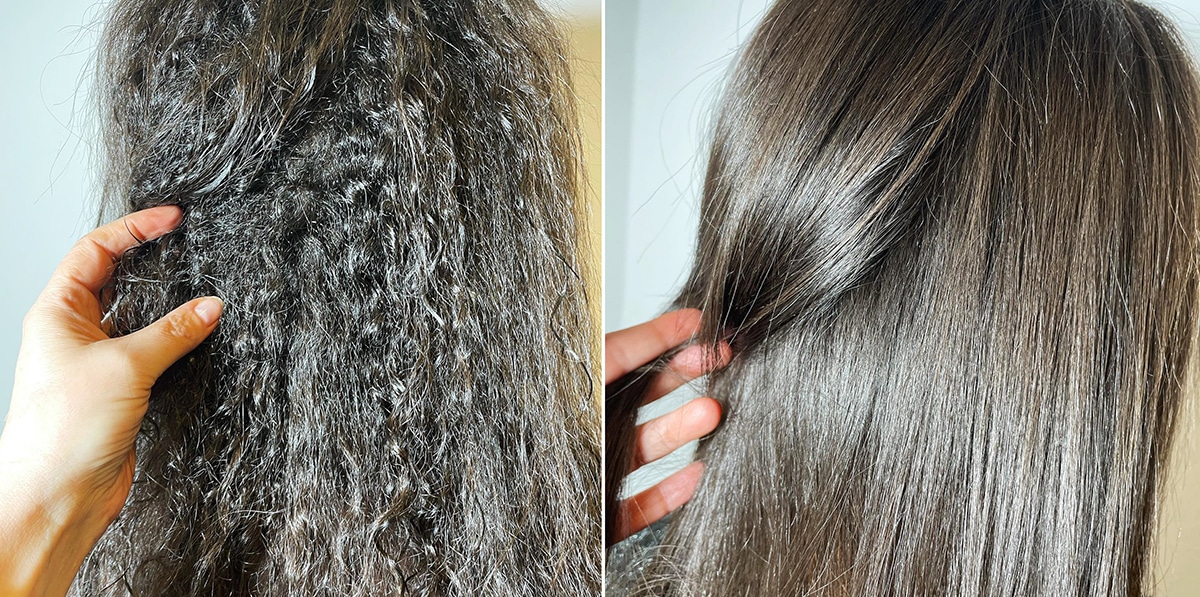 Carola Claudia Staudinger Hair Salon & Spa Mit der Zeit bauen Umwelteinflüsse dein körpereigenes Keratin ab. Insbesondere Hitze und UV-Strahlung sind nicht deine Haarfreunde. Die Folge sind zigfache Keratin Lücken in deinem Haar, die eine glatte Haarstruktur unmöglich machen. Das Ergebnis ist ein gekräuselter und zu Frizz neigender Schopf. Gibt es einen Weg, das zu ändern?