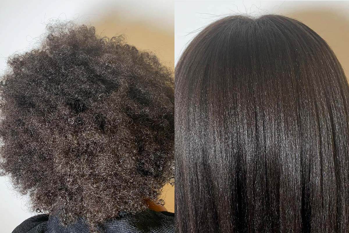 Afro Haare für immer glatt - chemische dauerhafte Haarglättung in 1010 Wien